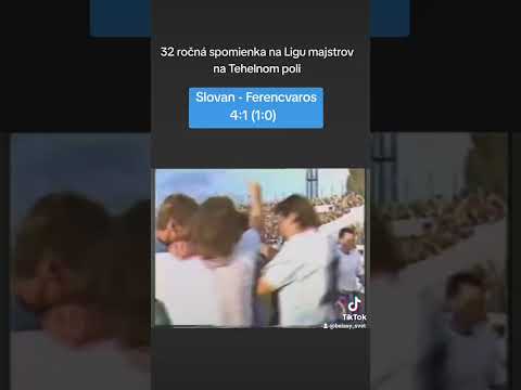 Slovan - Ferencvaros 4:1 (1:0), 1.kolo LM 92/93 (odveta 0:0).