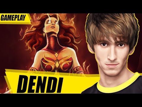 DENDI on LINA DOTA 2 WTF GAMEPLAY