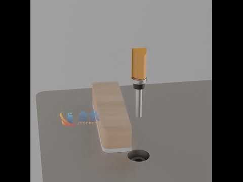 1 unidad de broca enrutadora recta con rodamiento de vástago de 6mm y