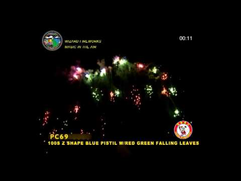 PC69 - 1.2 INCH CAKE - WIZARD FIREWORKS