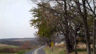 preview picture of video 'Secluded bicycling w 1bicycleddie across the Blue/Lehigh Valley, Fall leaves Wind Gap, PA'
