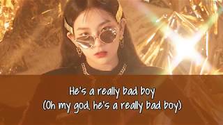 Red Velvet - Really Bad Boy (Eng version) + Picture coded [English Lyrics]
