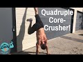 QUADRUPLE CORE-CRUSHER | BJ Gaddour Men's Health Abs Workout