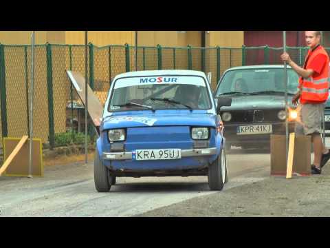 Marcin Śladowski Fiat 126p - 2 eliminacja Pucharu WRT Rally Oes-Motul Kraków 2012 Proszowice