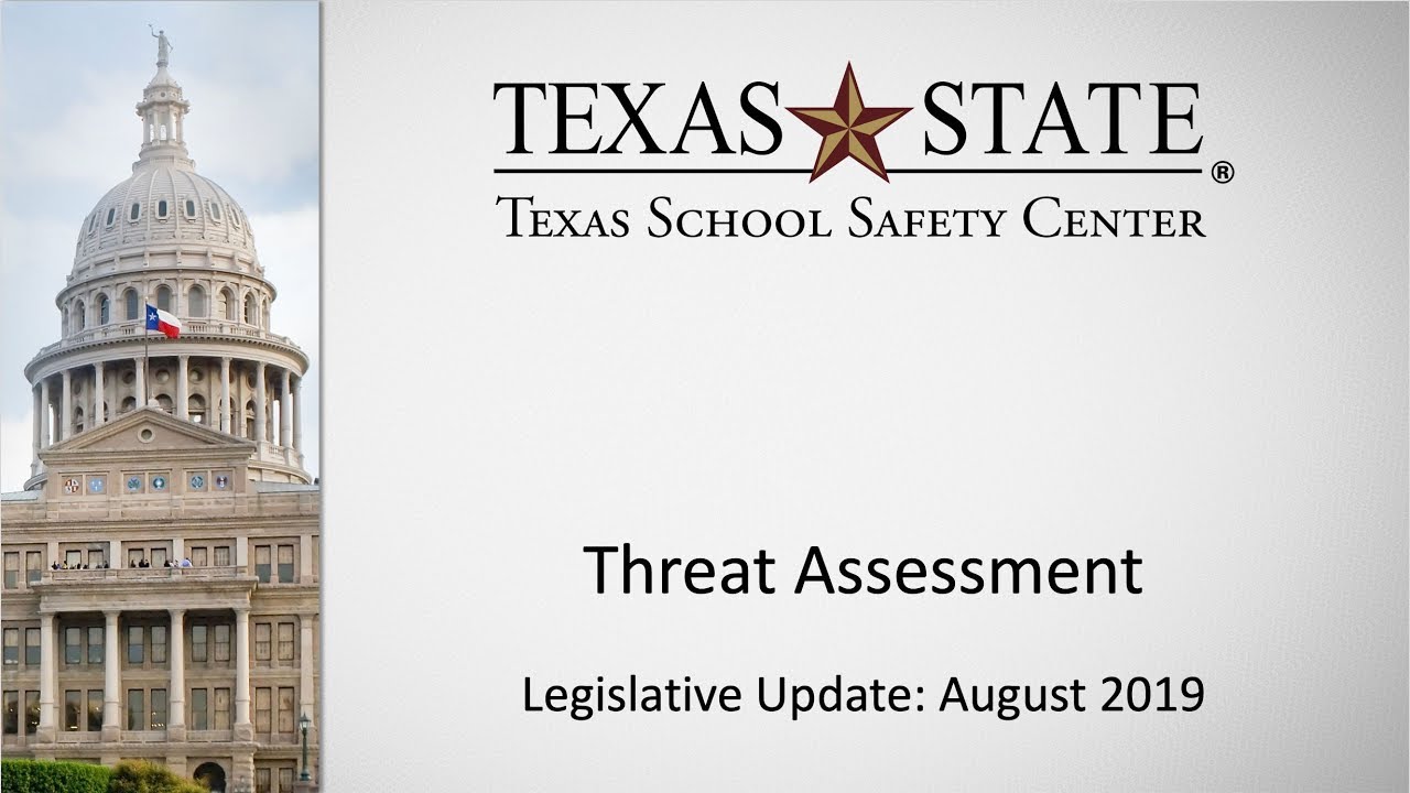 Legislative Guidance: Threat Assessment