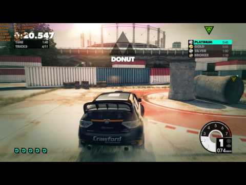 Dirt 3 Walkthrough Part 33 - "Osiris Offroad Rush: Gymkhana Sprint 01" [1080p60]