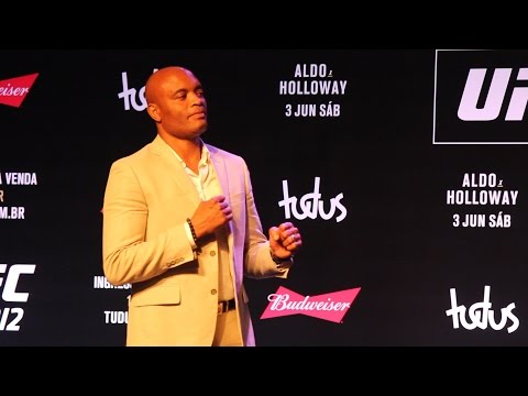 Anderson Silva Faces Off With ... Himself At UFC 212 Media Day - MMA Fighting