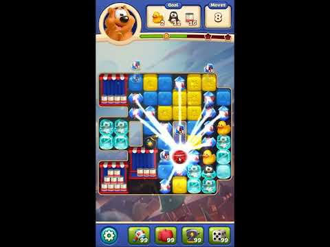 Toon Blast Level 7156 - NO BOOSTERS 🐻🐺🐱 | SKILLGAMING ✔️