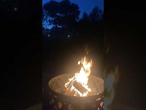 Rented a fire pit came with wood. The nights were cool but the mosquitoes were horrible .