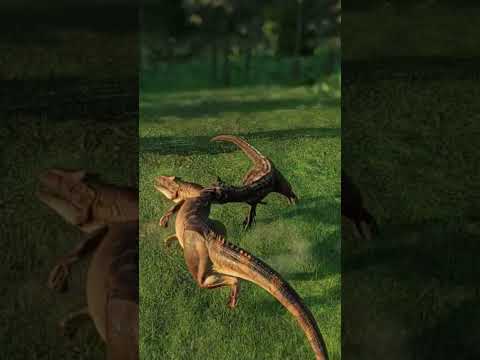 CARNOTAURUS VS ALLOSAURUS - Jurassic World Evolution 2