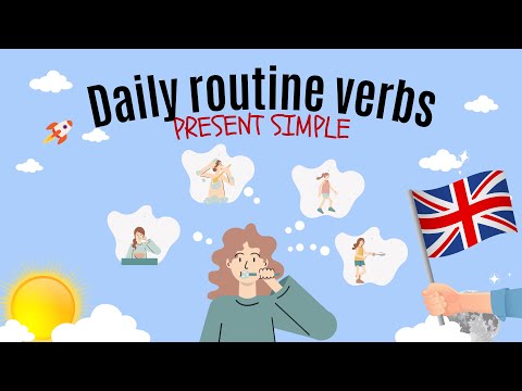 Present simple - Daily Routine Verbs - English ESL