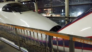 Fukushima, Japan - Fukushima Station Shinkansens Disconnecting (2019)