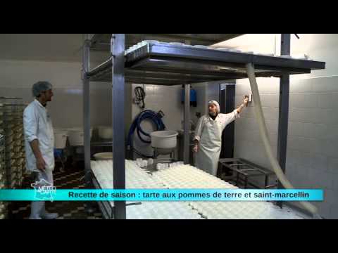 Tarte aux pommes de terre et saint-marcellin