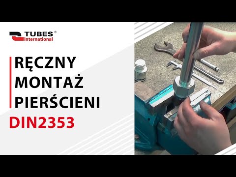 Ręczny montaż pierścieni DIN2353 ze stali węglowej - zdjęcie