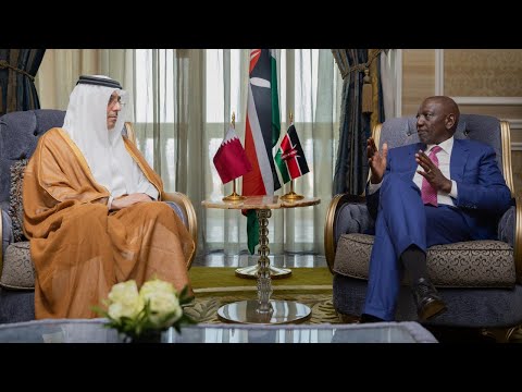 PRESIDENT RUTO MEETS FORMER DEPUTY PRIME MINISTER AND STATE MINISTER DEFENSE AFFAIRS KHALID MOHAMMED