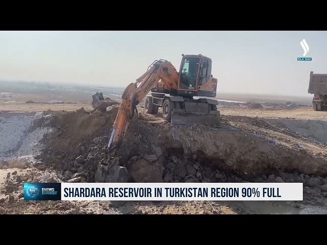 Türkistan İli’ndeki Şardara Barajı’nın doluluk oranı yüzde 90’a ulaştı