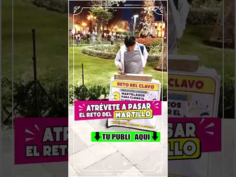 Reto del martillo en Arequipa #entretenimiento #humor #diversionsinlimites