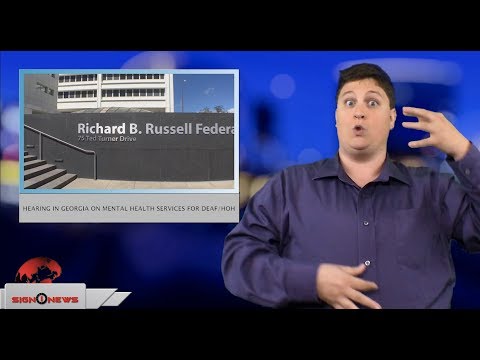 Hearing in Georgia on mental health services for Deaf/HoH (ASL - 9.17.18)