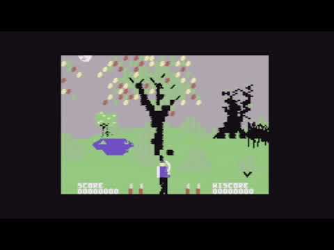 C64 getting killed on games compilation.