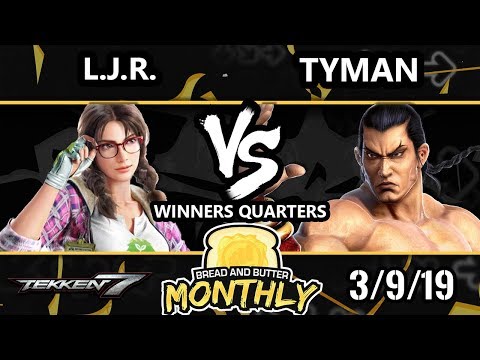 BnB 10 Tekken 7 - L.J.R. (Julia) Vs. Tyman (Feng) - T7 Winners Quarters