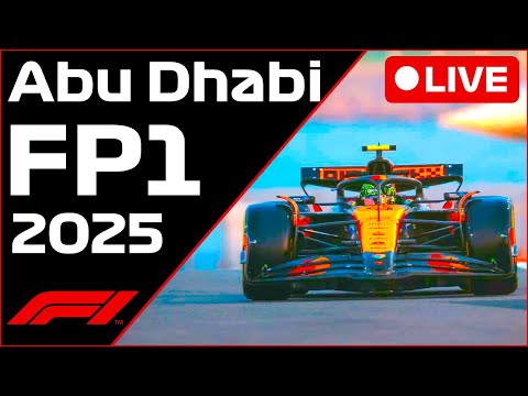 🔴F1 LIVE - Abu Dhabi GP FP1 - Commentary + Live Timing