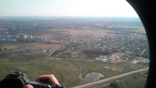 preview picture of video 'Полет над Жлобином на вертолете ми-26'