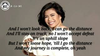 Go the distance _(Katrina Velarde cover) Music Lyrics