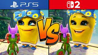 Yooka-Replaylee Graphics Comparison | Switch 2 vs PS5