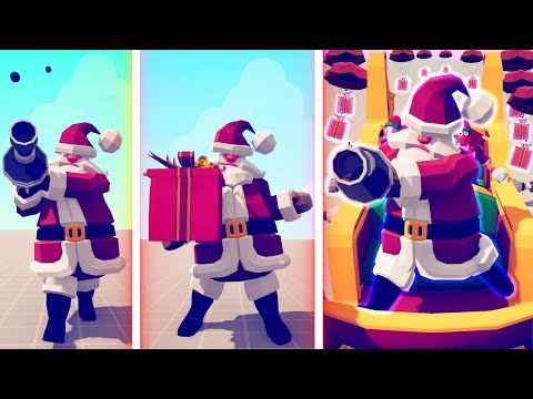 EVOLUTION OF SANTA CLAUS - Totally Accurate Battle Simulator TABS