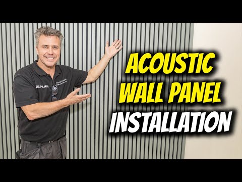 How to Install Acoustic Wall Panels to a Flat Wall | FULL A-Z GUIDE @wallsandfloors