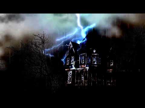 [1/4] Emotional epic music. Flashes of lightning, sounds of rain and thunder