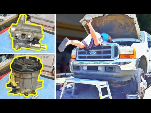 2001 Ford F350 7.3 - More RiffRaff Mods, Fuel lines, Oil lines, Resealing HPOP Reinstall Fuel Bowl