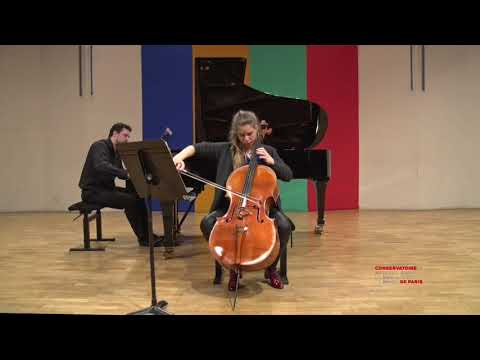 Brahms cello sonata 1, 2nd movement - Lisa Strauss - Antoine de Grolée