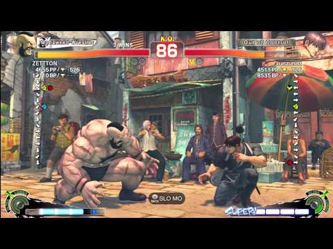 Hagejin (Zangief) vs Zunzunist (Guy) - AE 2012 Matches *1080p*