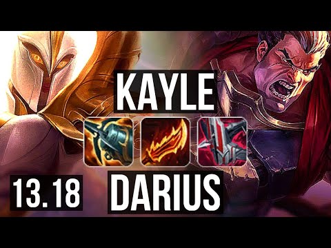 KAYLE vs DARIUS (TOP) | Legendary, 11/2/6, 300+ games | NA Master | 13.18