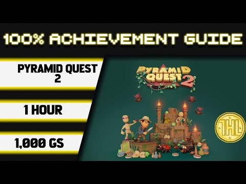 Pyramid Quest 2 100% Achievement Walkthrough * 1000GS in 1 Hour *