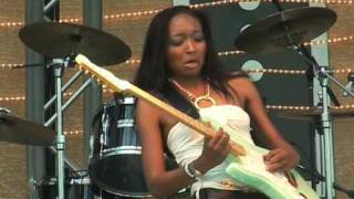 Malina Moye at Rock & Roll Hall of Fame Michael Jackson Tribute Plays Hendrix