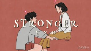 EXO - Stronger Lyrics Sub Indo