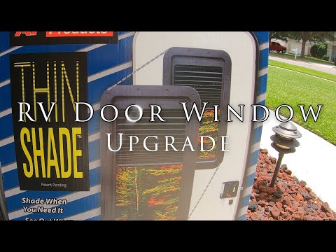 RV Door Window Upgrade