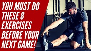 8 Step Dynamic Baseball or Softball Warmup