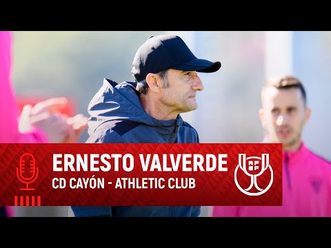 Imagen de portada del video Ernesto Valverde I CD Cayón-Athletic Club I Segunda ronda Copa 2023-24 I Declaraciones