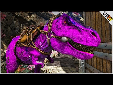 FULLY MUTATED REX! ARK COLOR MUTATIONS! Ark Survival Evolved Mutation Zoo S2E2