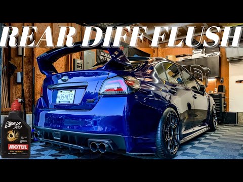 Subaru STI Rear Differential Flush | Motul 75w90