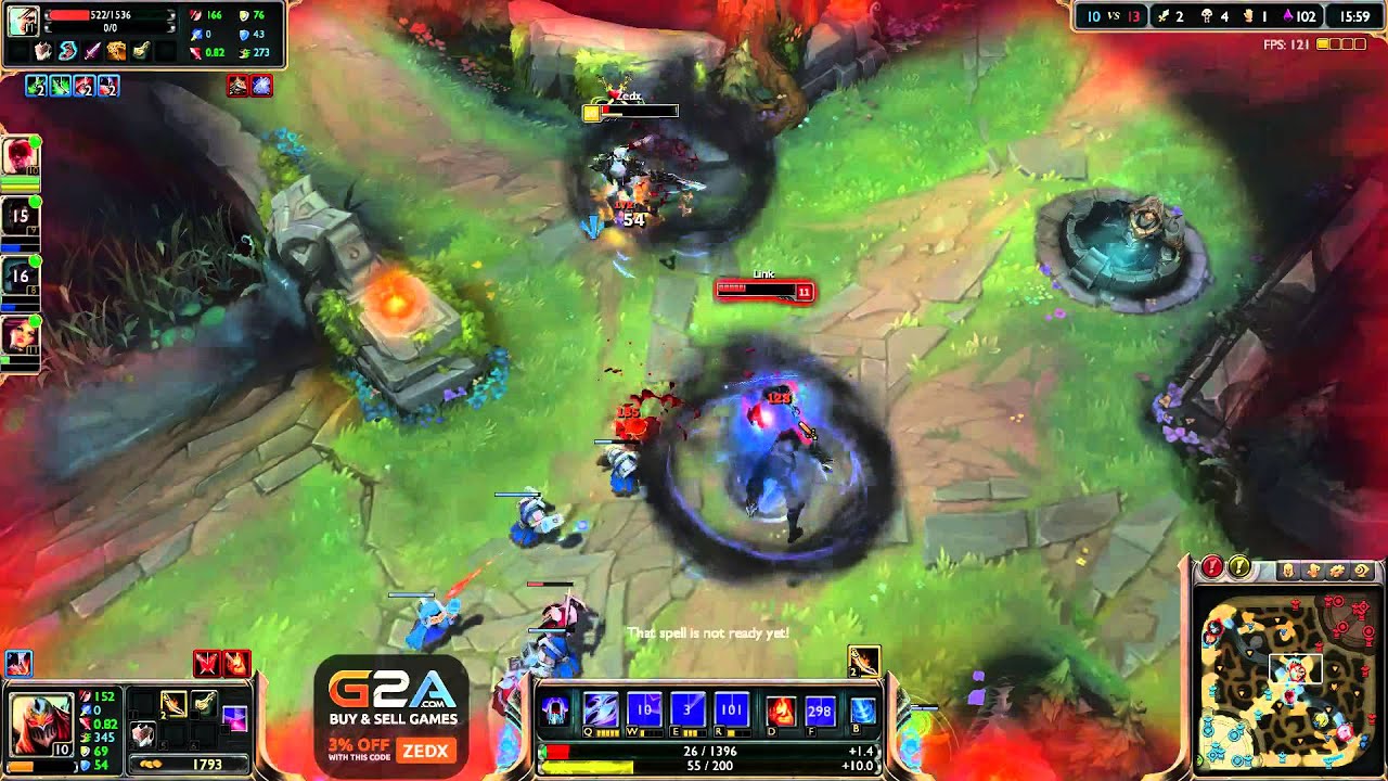 Liên Minh Huyền Thoại: Zed vs Riven siêu kinh điển