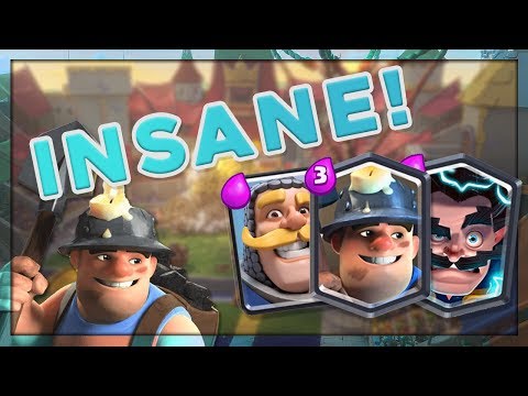 PULLING PEKKA TO THE KING TOWER??! ~ 2.9 Miner Poison Laddering