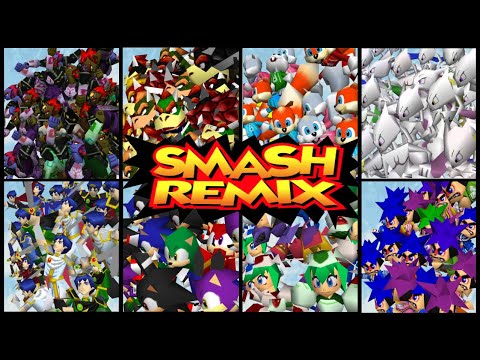 Smash Remix 1.4.0 Remix 1P Mode All Team Battles Gameplay (Very Hard)