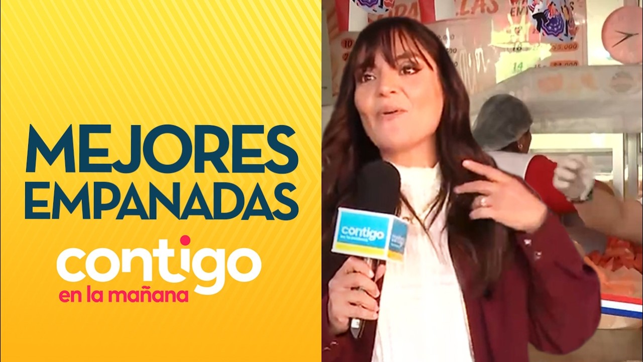 CON DATO DE EMPANADA: Dani Muñoz recorrió Recoleta - Contigo en la Mañana