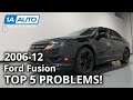Top 5 Problems Ford Fusion Sedan 1st Generation 2006 12