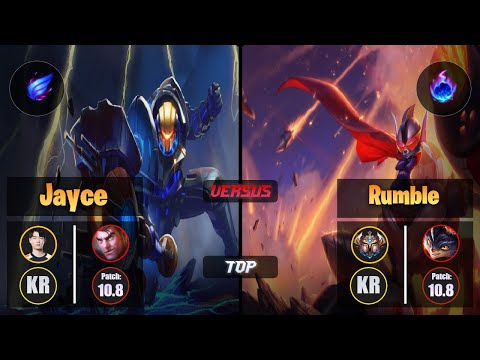 Rascal JAYCE (Top) [Phase Rush] VS RUMBLE - Challenger KR Patch 10.8