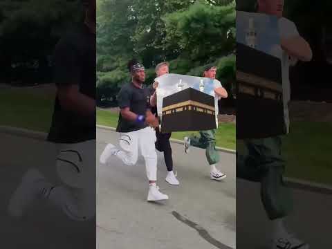 Runing with kaaba sharif